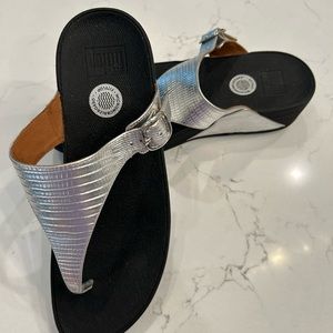 Fitflop silver new size 10